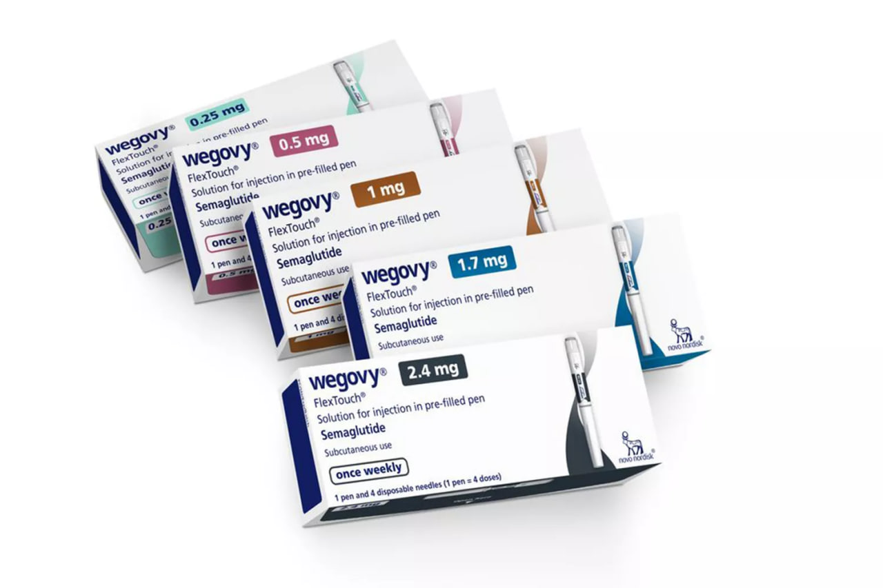 Wegovy 1 x 0.25 mg 1 x 0.5 mg 1 x 1.0 mg 3 months supply